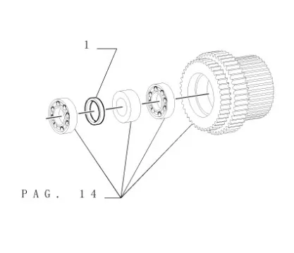 5175402 - Шайба 10,33мм толщ. вала муфт скор. КПП TMT7/MXMPm, T6090