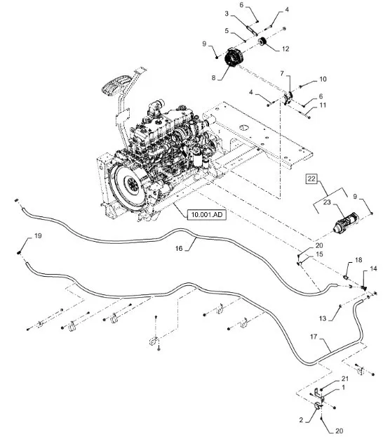 87740116 - Генератор 150A ДВС Cursor9K CX6
